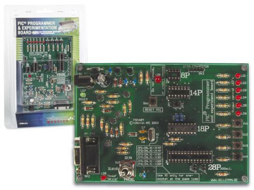 Preassembled PIC Programmer and Experiment Board - Velleman VM111 - NEW