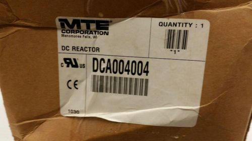 NEW MTE DCA004004 DC LINK CHOKE 2.5 mH INDUCTANCE 29 WATTS LOSSES 40A BUS