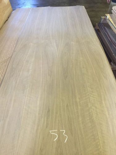 Wood Veneer Walnut 32x98 1pcs total 10Mil Paper Backed  &#034;EXOTIC&#034; BRP 53