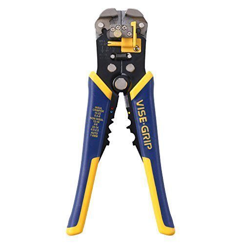 Irwin Industrial Tools 2078300 8-Inch Self-Adjusting Wire Stripper with ProTouch