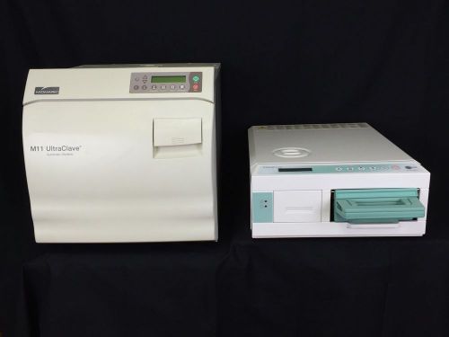 Scican statim 5000 and midmark m11 &#034;newstyle&#034; quality sterilizer set #5 for sale