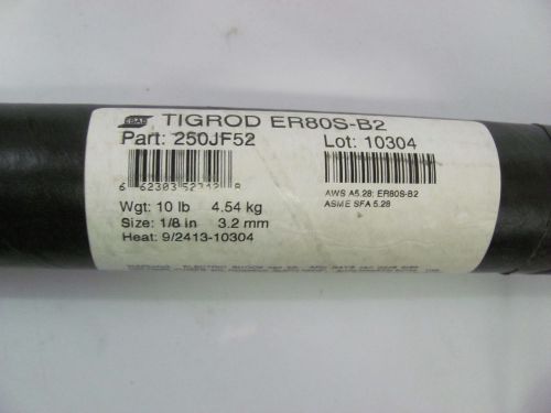 Esab TIGROD 1/8&#034; 3.2mm 10# 10 Lbs 250JF52 ER80S-B2 Tig Welding Filler Rod