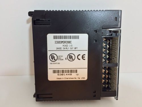 GUARANTEED! GE FANUC MIXED I/O MODULE IC693MDR390C 24 VDC IN/RLY OUT 8PT