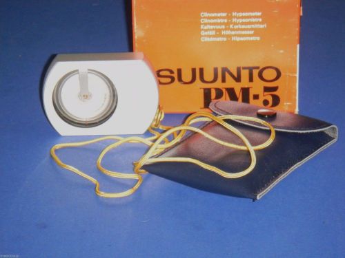 Vintage suunto clino pm-5 /360 pc clinometer -precision angle &amp; height meter new for sale