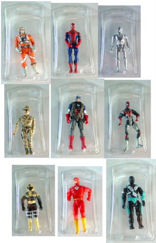 100 Toy Cases Case Gi Joe Star wars shell packages Plastic TOYS covers blister