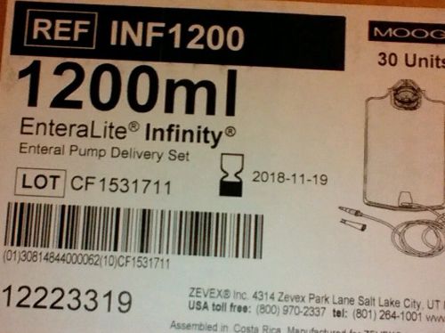 Enteralite  infinity feeding bags 1200ml for sale