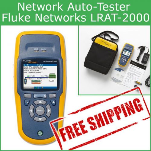 Fluke lrat-2000 linkrunner at 2000 network auto-tester for sale