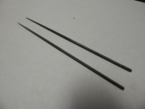 Nicholson Swiss recision Needle Files lot of 2 Pcs .11&#034; Dia