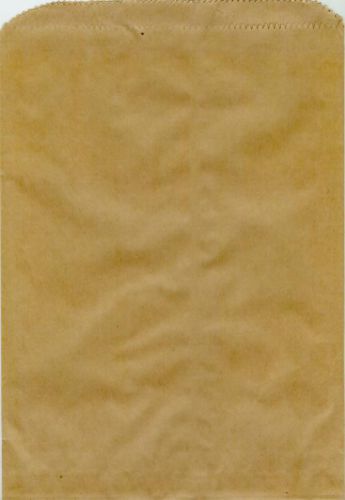 Merchandise Paper Kraft bags 1st Quality Flat Retail Sales Small 100ct