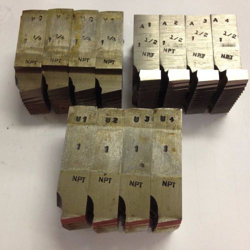 Geometric chasers for the 2-1/4 c head, lot of 3,1.00&#034;npt, 1-1/4&#034;,npt 1-1/2&#034; npt for sale