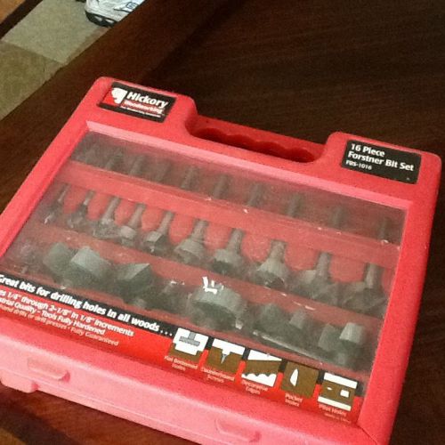 Forster BitSet 16Pc. +1 extra bit From Hickory woodworking