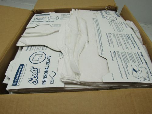 Scott brand 07410 personal seats flushable toilet seat covers box of 3000 for sale