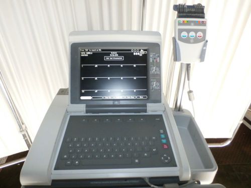 GE MAC 5000 Resting EKG / ECG Machine with Module &amp; Cart Medical System