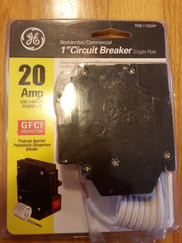 THQL1120GFP GE 20 amp GFCI 1&#034; Circuit Breaker