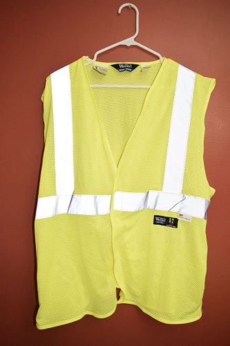Walls Work Wear 3m Yellow Safety Vest size Large for Adults
