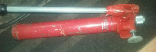 VINTAGE SNAP-ON HYDRAULIC HAND PUMP EXCELLENT CONDITION! WORKS PERFECT