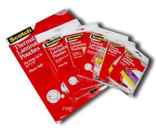 3M Laminating Pouch Kit With All varieties of Laminating Pouches
