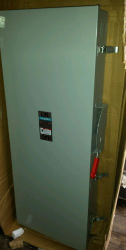 New Siemens HF464 200 4P 600V fusible heavy duty safety switch electrical equipm