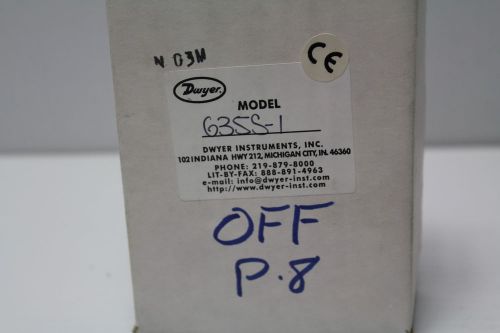 Dwyer 635S-1 Perssure Transmiter 0 - 30PSI 4.14 Bar Used