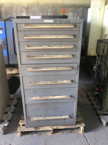 Equipto 9-drawer tool storage cabinet shop equipment  30&#034; wide stanley vidmar for sale