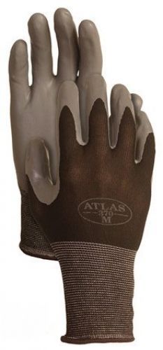 Atlas fit 370 black work gloves xl 12 pair new for sale