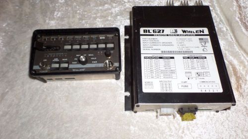 Whelen mpc01 multipurpose controller and bl627 remote siren amplifier - working for sale
