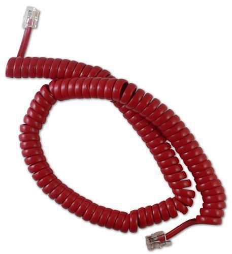 GCHA444012-FCR / 12&#039; RED Handset Cord