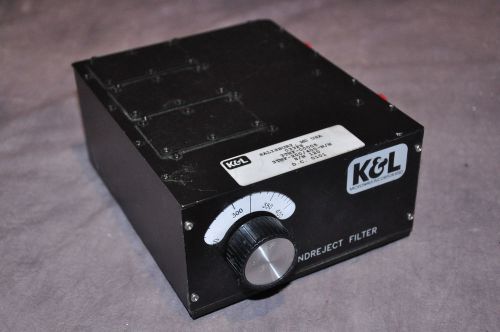 K&amp;L Tunable Bandreject Filter 3TNF-200/400-N/N 200-400Mhz