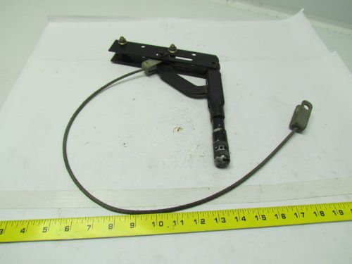 Tennant 510e 14228 &amp; 14475 parking brake lever &amp; cable for sale