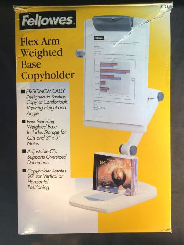 Fellowes Flex Arm Weighted Base Copyholder Home &amp; Office 21128