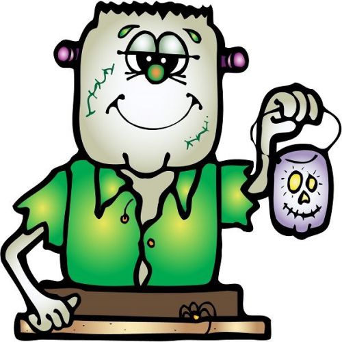 30 Custom Little Smore Frankenstein Personalized Address Labels