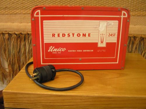 REDSTONE UNICO MODEL 245T ELECTRIC FENCE CONTROLLER  115V  MADE IN U.S.A.!