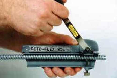 Rf-120b roto-flex extended range bx/mc armored cable stripper for aluminum flex for sale