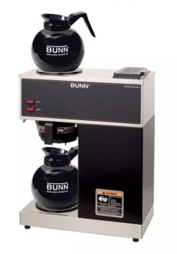 Bunn bunn vpr commercial 12-cup pour-over coffee brewer, with 2 warmers. for sale