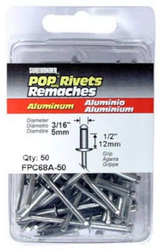 FPC Surebonder, 50 Pack, Long Aluminum Rivet, FPC68A-50