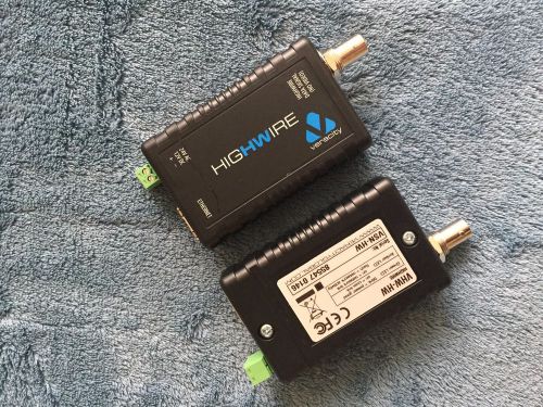 PAIR OF 2 VERACITY VHWHW HIGHWIRE ETHERNET OVER COAX CONVERTER MODULE (vhw-hw)