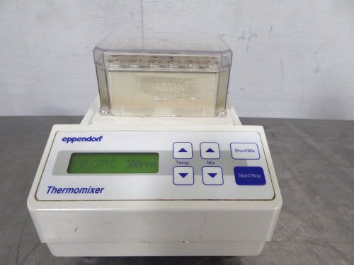 S128092 Eppendorf Thermomixer Model 5350 Heated Mixer Shaker w/ 24 Hole Block