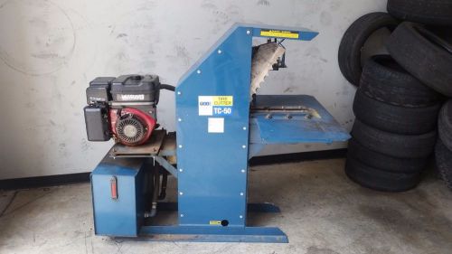 Tsi tc-50 tire cutter, mode l# tc-050 - gas powered engine - recycling shear for sale