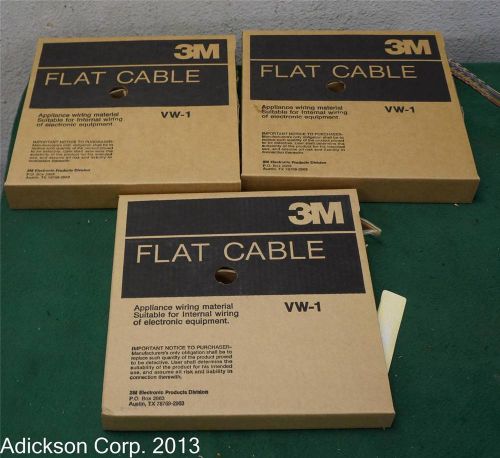 NEW IN BOX 3M VW-1 1700/20 MULTI-STRAND 28 AWG CABLE 100 FEET 2 BOXES AVAILABLE