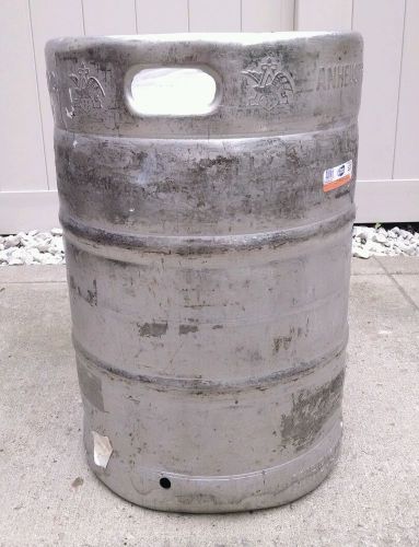 Used** Anheuser Busch Inc Beer Keg 15.5 Gallon Home Brew Fermenter Stainless