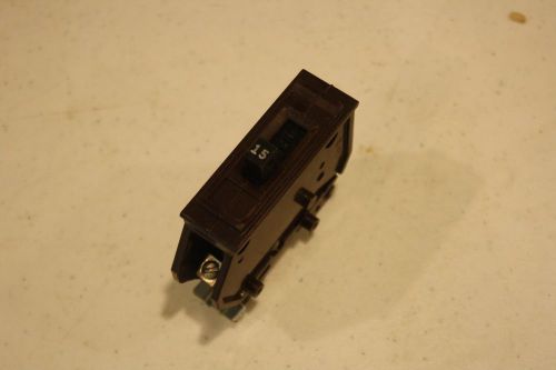 Wadsworth 15 Amp 1 Pole Circuit Breaker  used PRIOIRTY SHIPPING