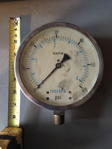 Large Vintage Pressure Gauge *Steampunk*