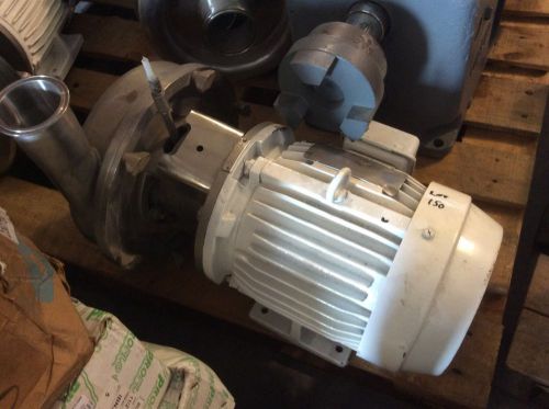 G&amp;H  3&#039;&#034; CENTRIFUGAL PUMP + 3HP STERLING MOTOR 3&#034;x2.5&#034; CLAMP NICE $899