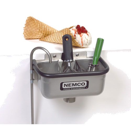Nemco 77316-10 10 3/8&#034; Ice Cream Dipper Well and Faucet Set
