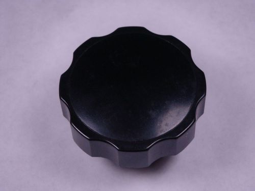 Multi lobe black knob, unthreaded 3/8 insert &amp; threaded #10-32 set screw insert for sale