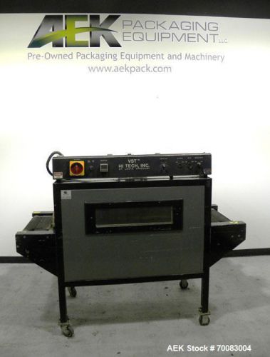 Used- hi-tech shrink tech systems shrink tunnel, model vst-1709-tmb, carbon stee for sale
