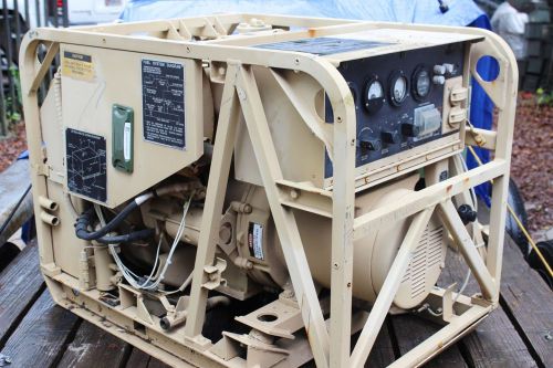 Military mep-016b generator 3 kw+ starts on 1st crank 120v 240v single &amp; 3 phase for sale