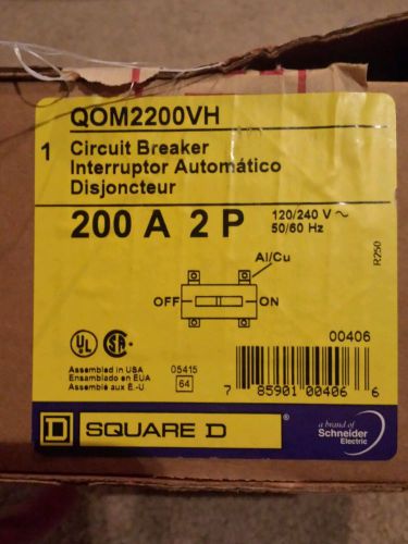 200 2p square d circuit breaker qom2200vh for sale
