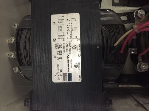 Y1500 Hevi-Duty Transformer 1.5KVA 240/480-120V