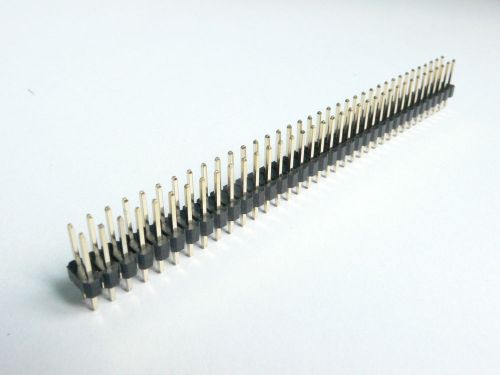 1x 72-pin (2x36) dual row header, 0.1&#034; spacing - usa seller - free shipping for sale